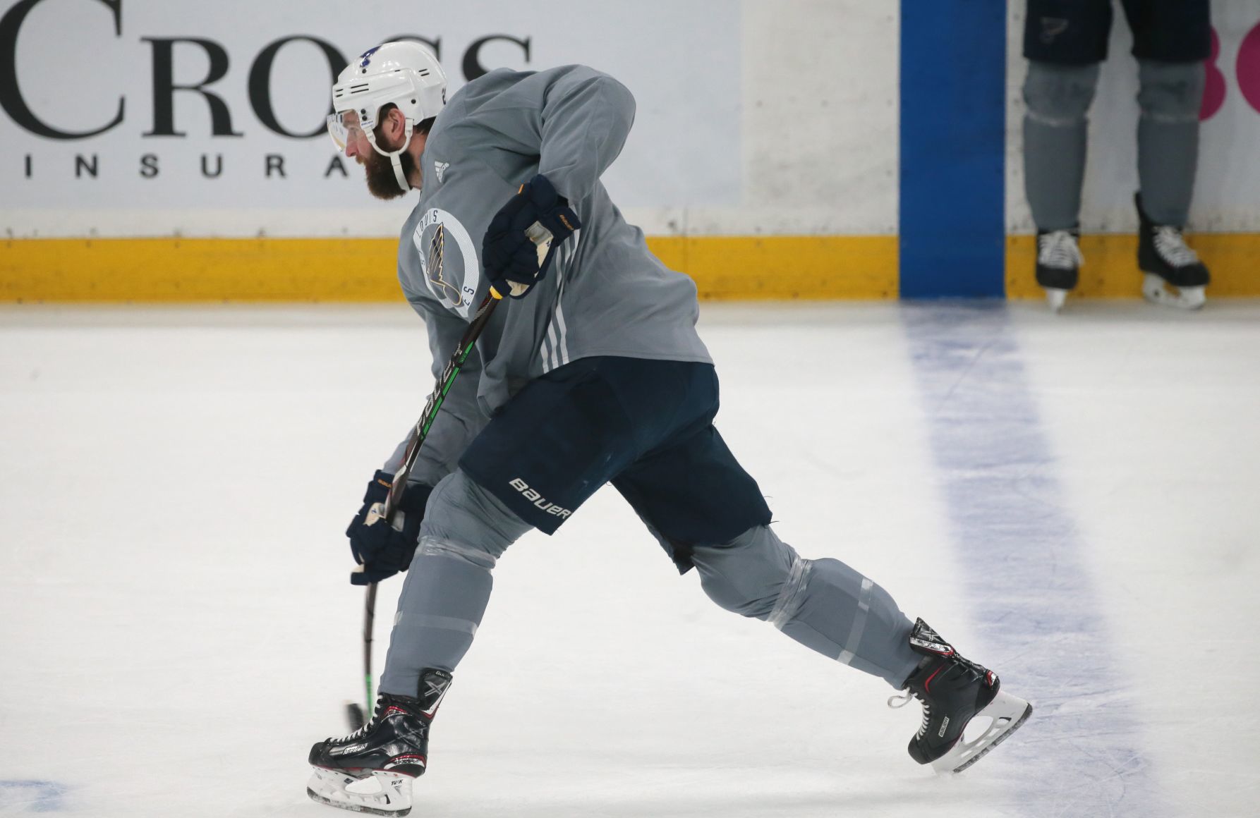 Blues practice at the TD Garden